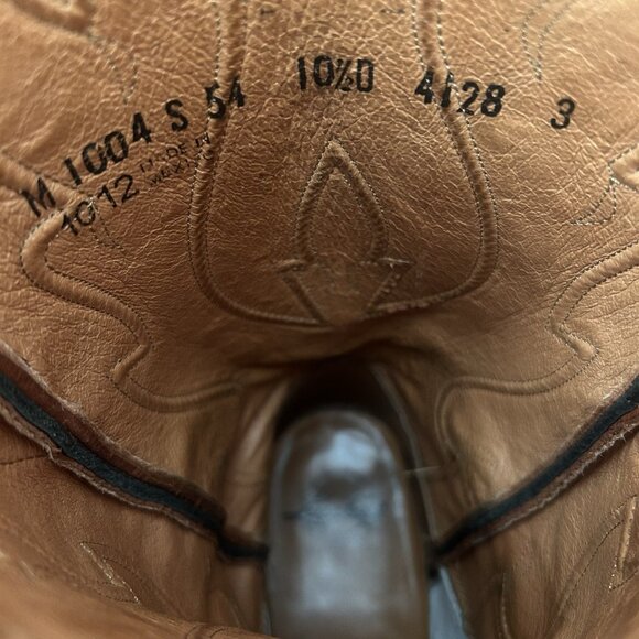 Lucchese 1883 M1004 Snip Toe Western Cowboy Boots Mens 10.5 D - Picture 5 of 12